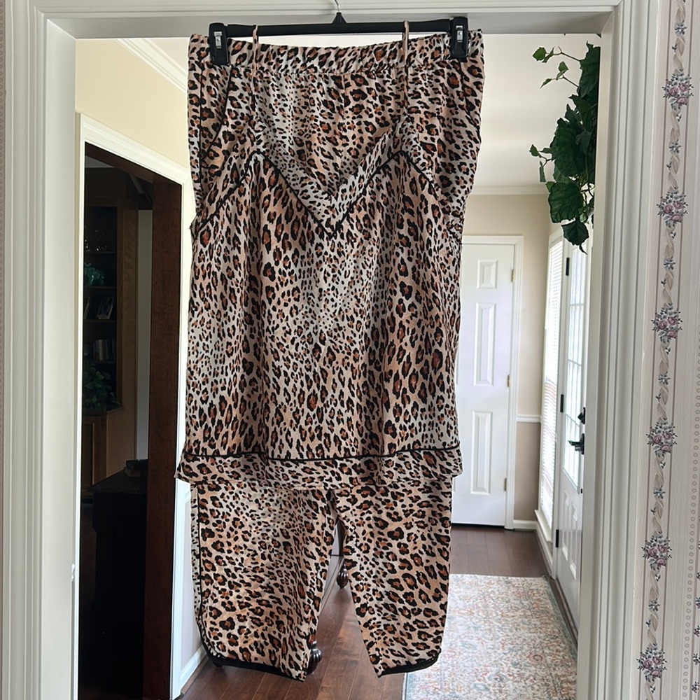 INC Intimates Animal Print Pajamas